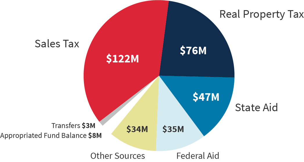 Ulster County budget income sources