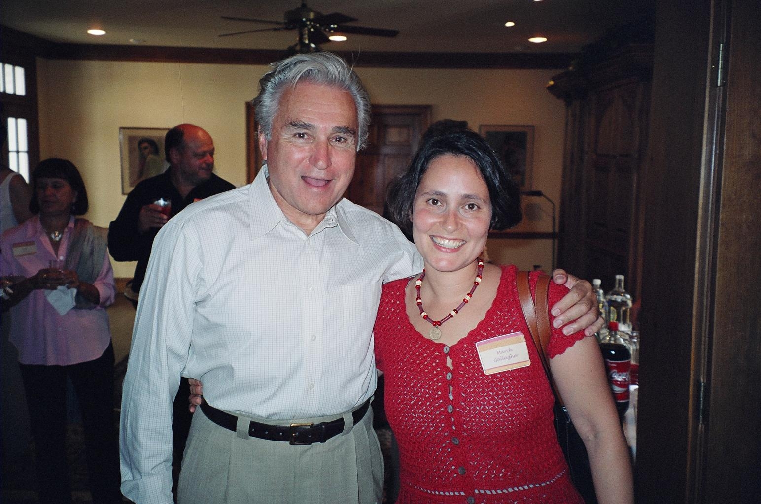March Gallagher with Maurice Hinchey